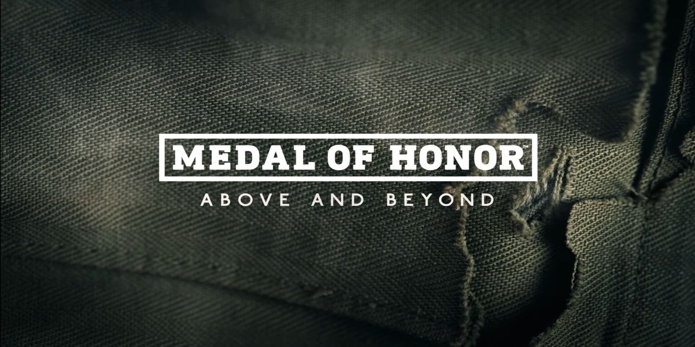 medal of honor above and beyond logo on canvas background