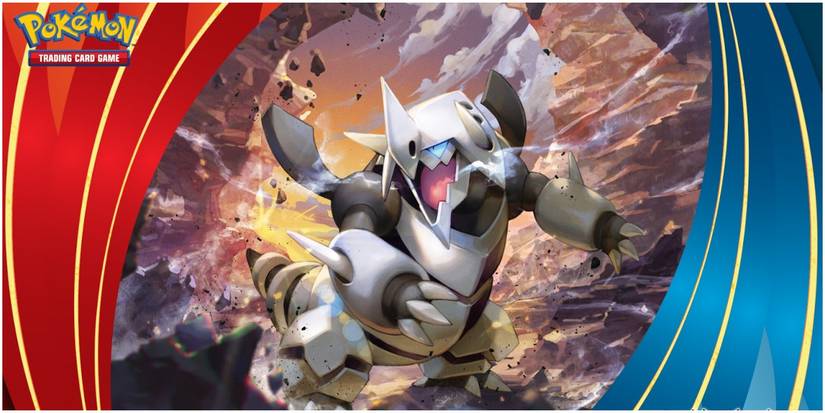mega aggron pokemon trading card