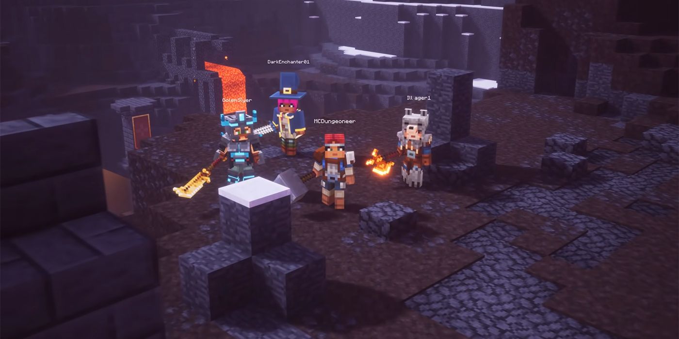 Minecraft Dungeons' cross-platform multiplayer support arrives next