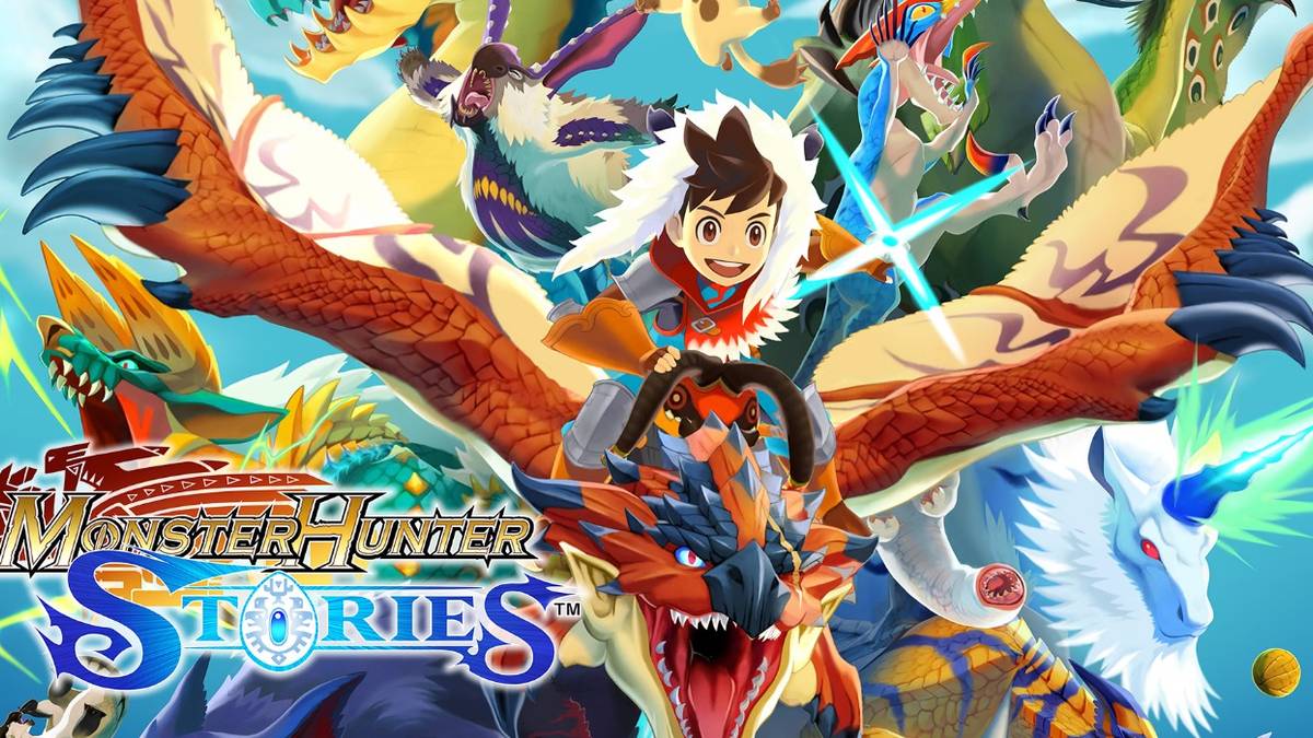 monster hunter stories art dragon and player