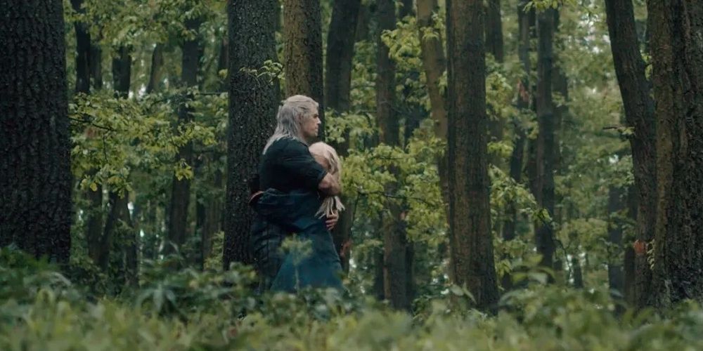 Ciri and Geralt in the Witcher Netflix series