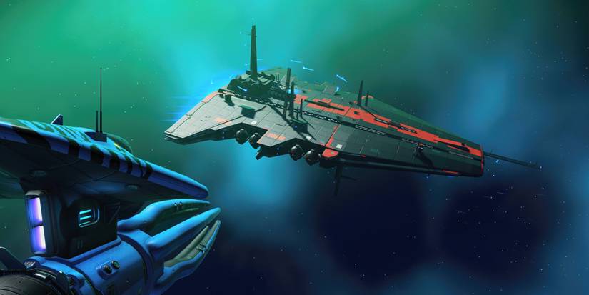 Freighters in No Man's Sky