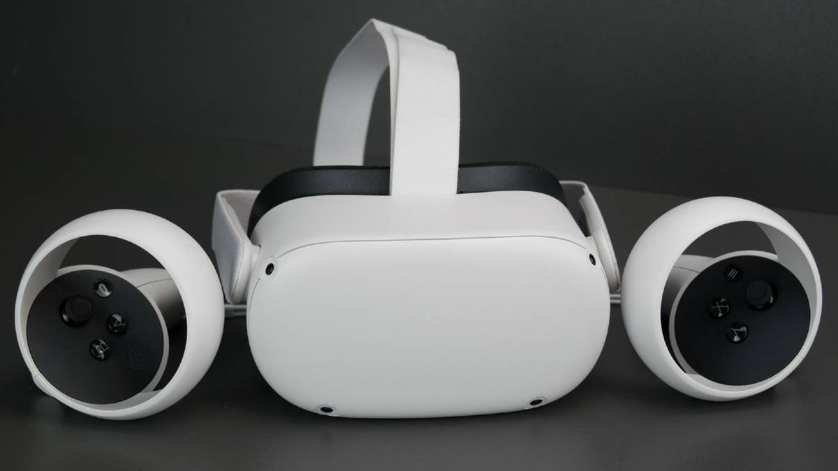 oculus quest 2 grey background