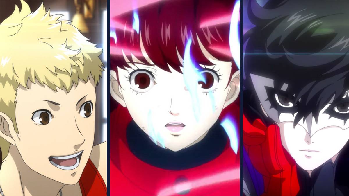 Ryuji, Kasumi and Joker (Persona 5 Royal)