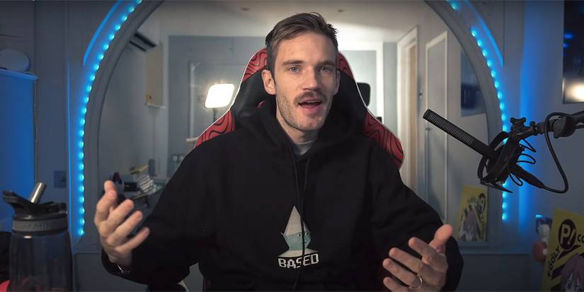 pewdiepie retiring youtube hoodie microphone studio