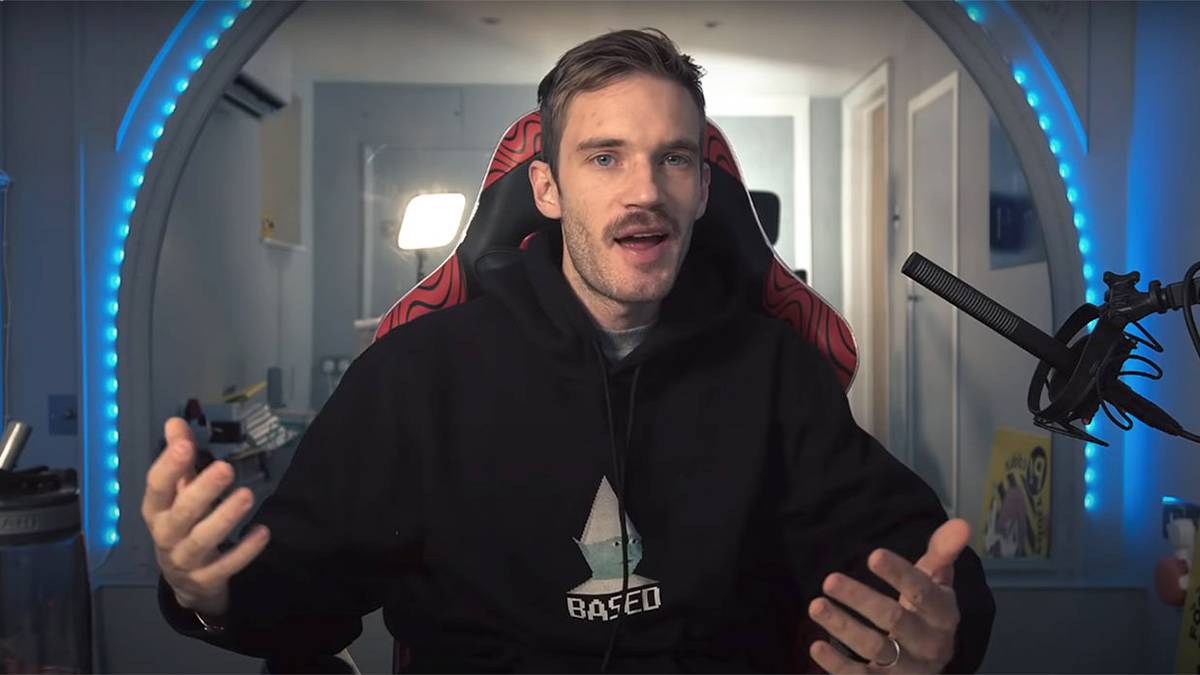pewdiepie retiring youtube hoodie microphone studio