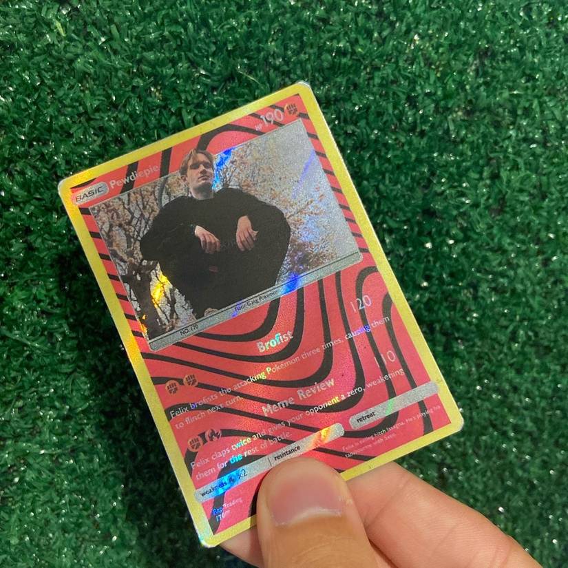 pewdiepie pokemon trading card rap trading