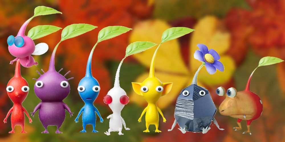 The 8 types of Pikmin