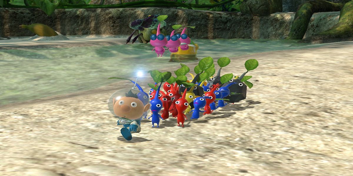 Pikmin 3 gameplay