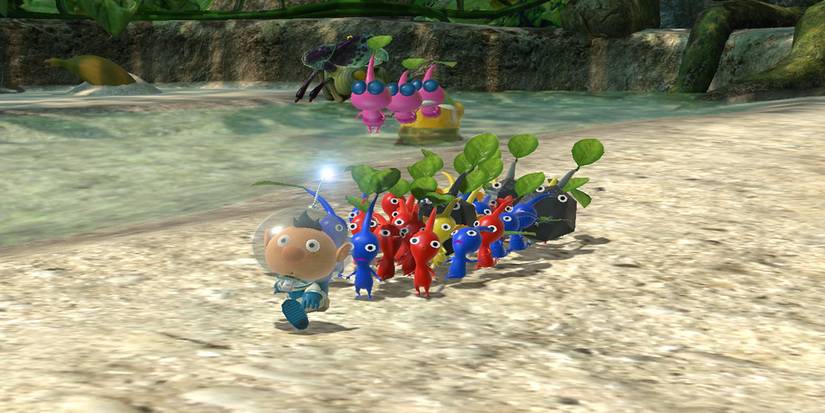 Pikmin 3 gameplay
