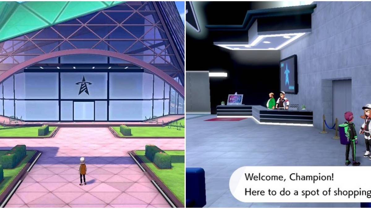 standing outside the Battle Tower