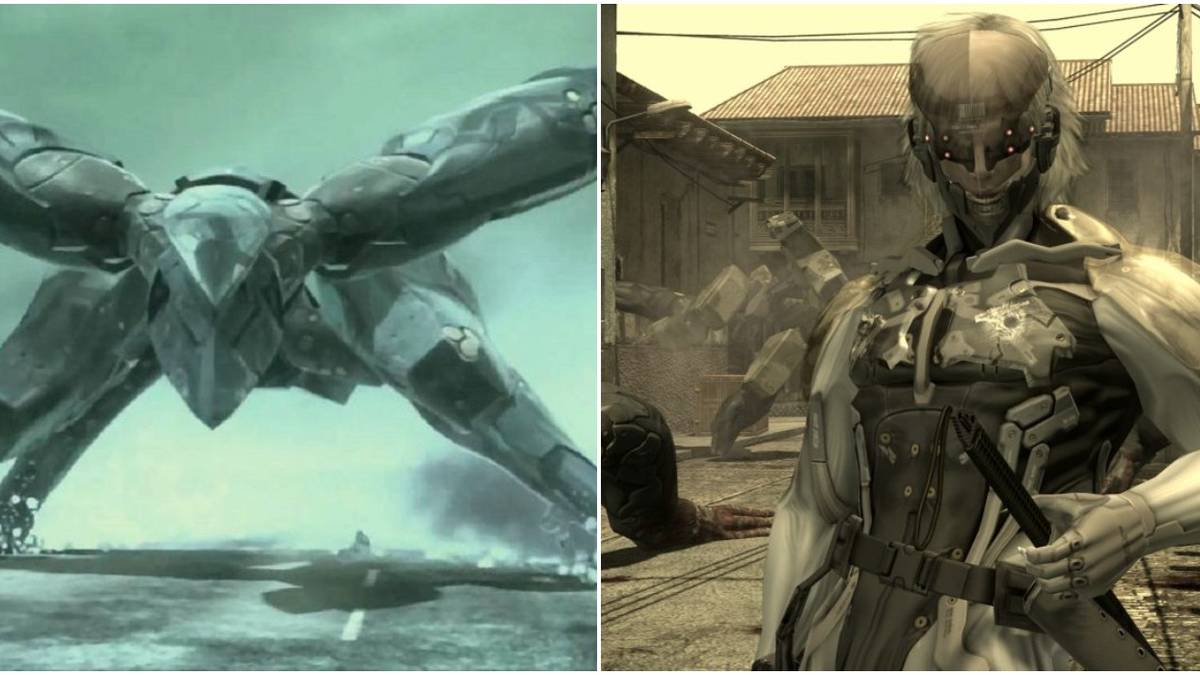 Metal Gear Ray & Raiden