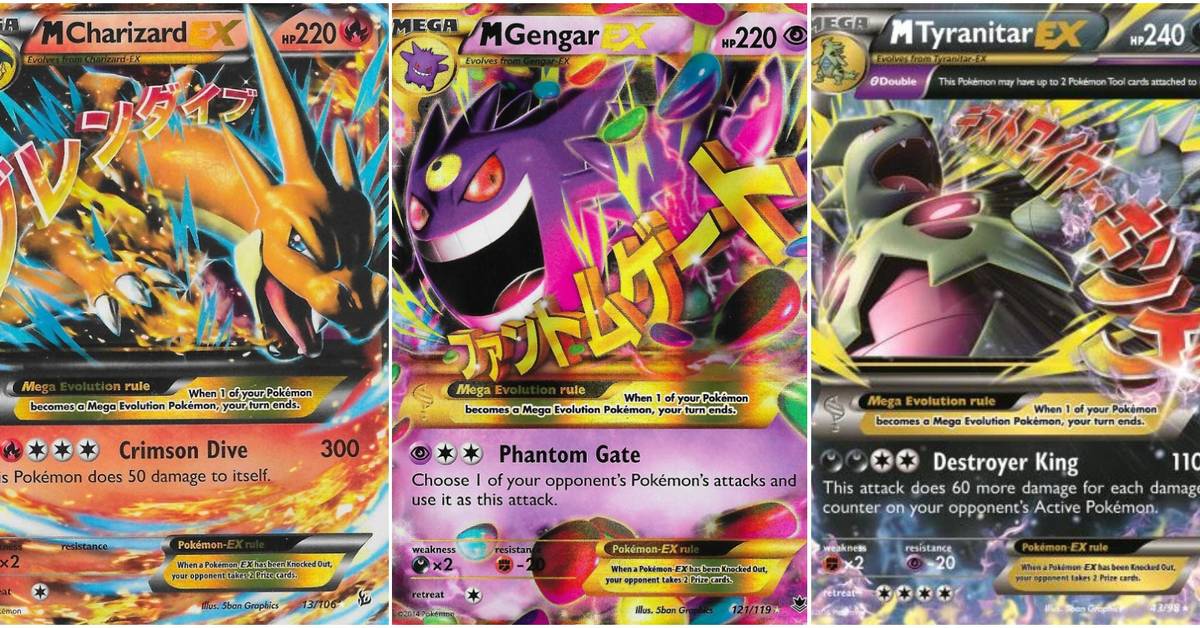 Pokemon: The Strongest EX Cards, Ranked Pokemon: The Strongest EX Cards, Ranked