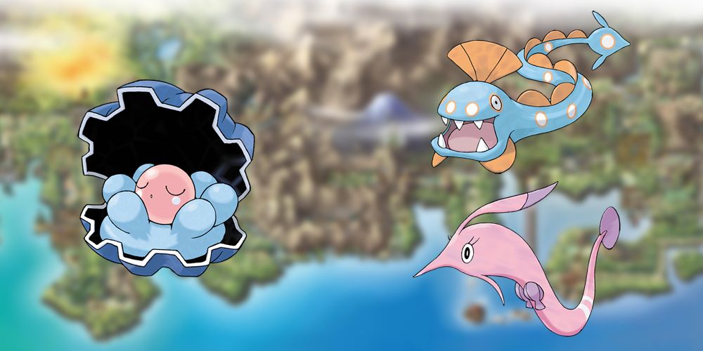 Clamperl's branched evolutions (Pokémon)