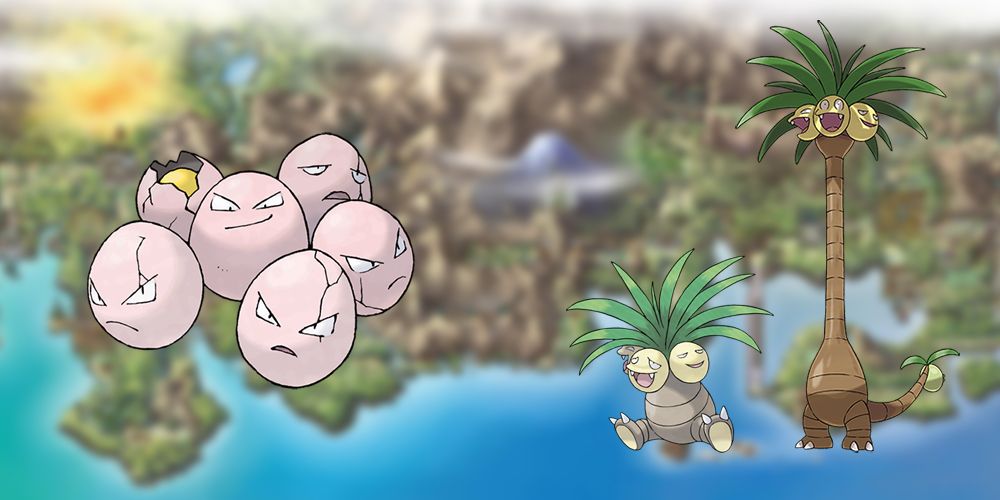 Exeggcute's branched evolutions (Pokémon)