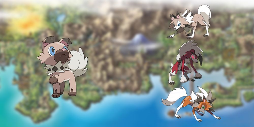 Rockruff's branched evolutions (Pokémon)