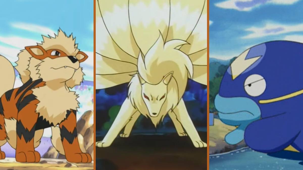 Arcanine, Ninetails and Whiscash (Pokémon)