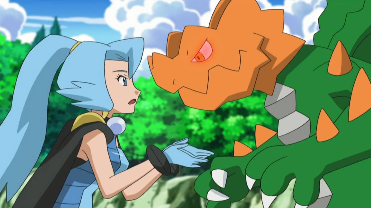 pokemon anime shiny druddigon with claire