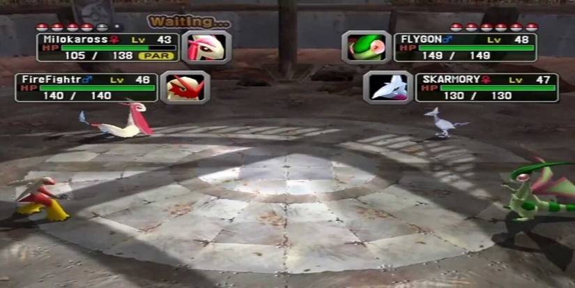 Pokemon Colosseum battle gameplay