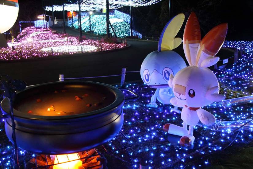 pokemon floats lights park