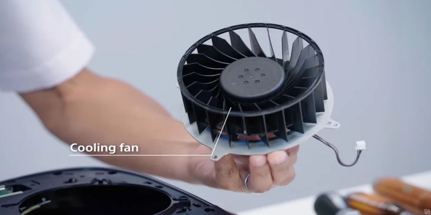 ps5 cooling fan sony teardown video