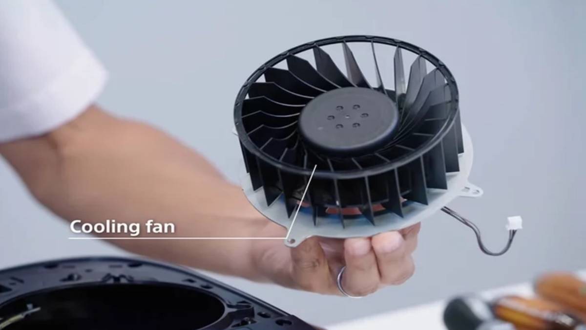 ps5 cooling fan sony teardown video
