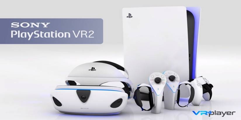 mockup of the psvr 2 headset