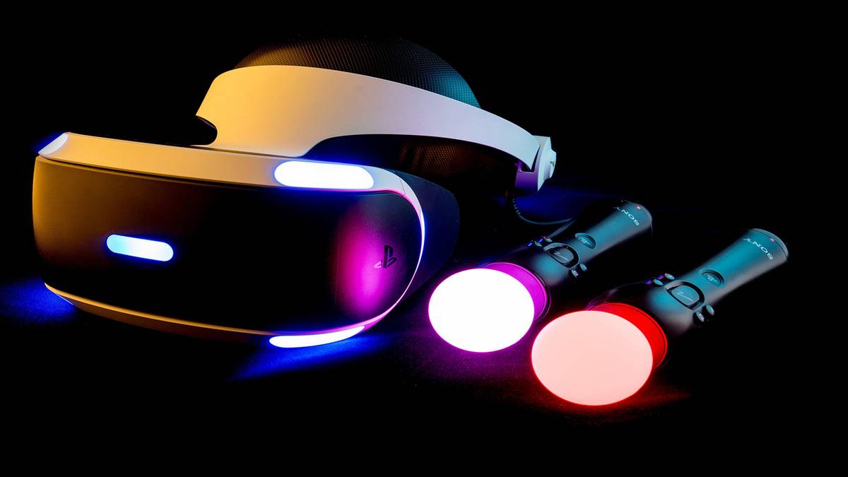 psvr lit up in the dark