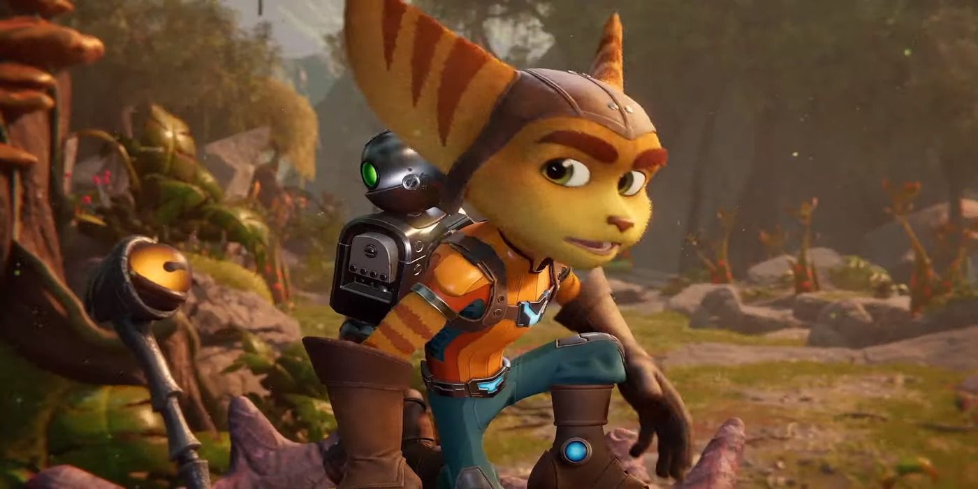 ratchet looking at camera in reveal trailer