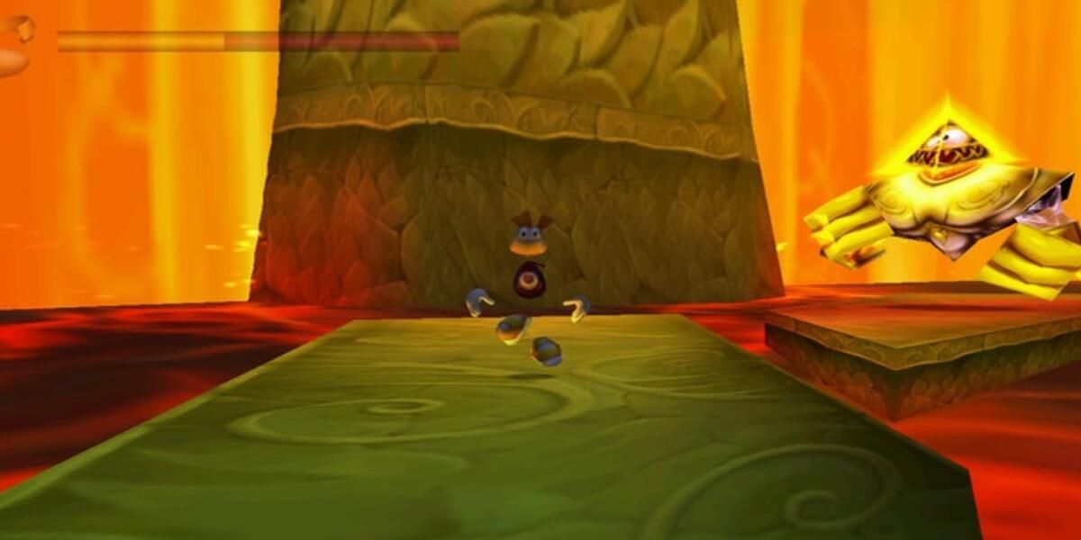 Rayman 2: The Great Escape Boss gameplay