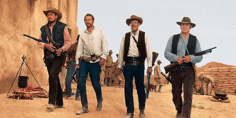 A still of the outlaws in The Wild Bunch (1969)