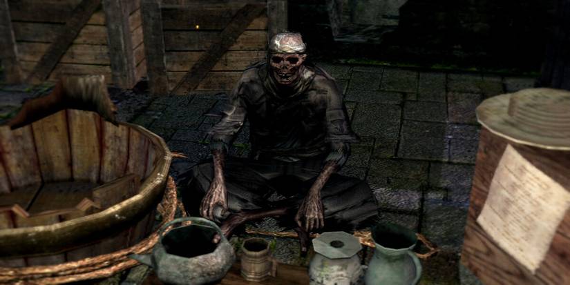 Repairbox merchant in Dark Souls