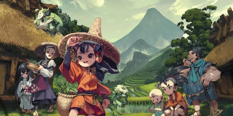 sakuna of rice and ruin promo art