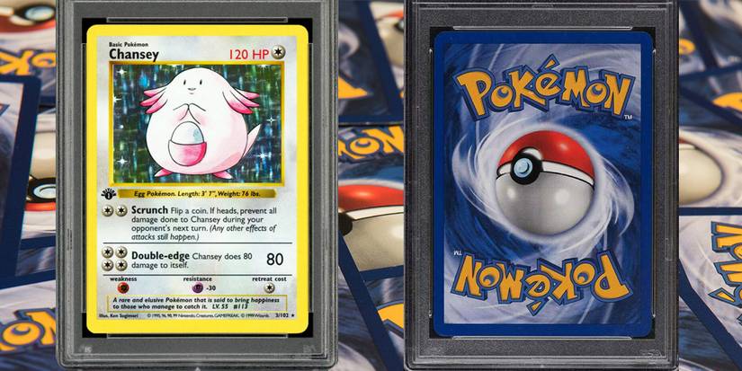 1st Edition Shadowless Chansey (Pokemon Card)