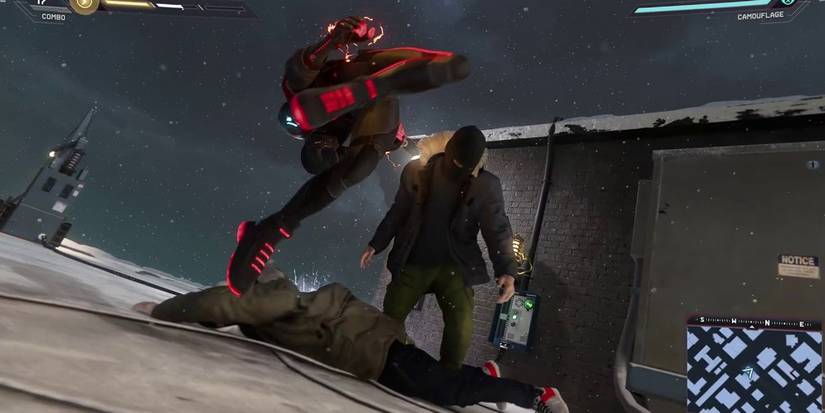 spider-man miles morales Stuck On Skyscraper!