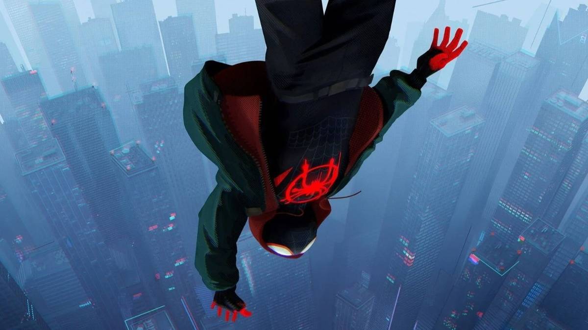 spider man miles spider verse morales falling