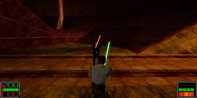 Lightsaber fight in Jedi Knigh: Dark Forces II