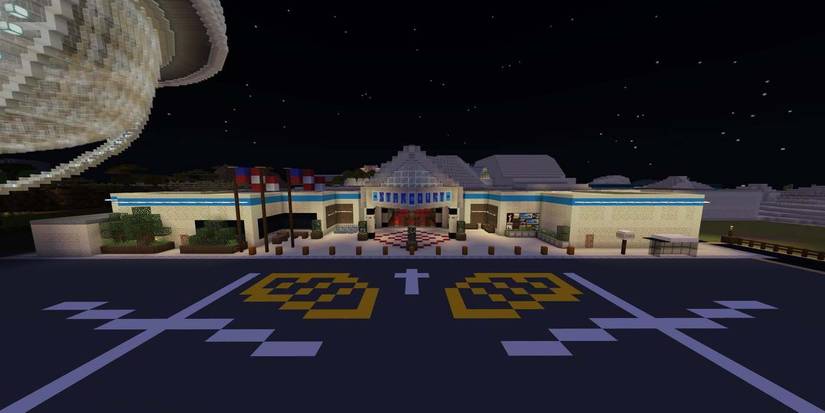 starcourt mall exterior recreation minecraft