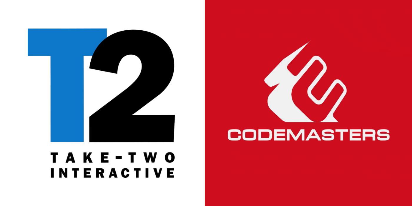 take two interactive codemasters logos