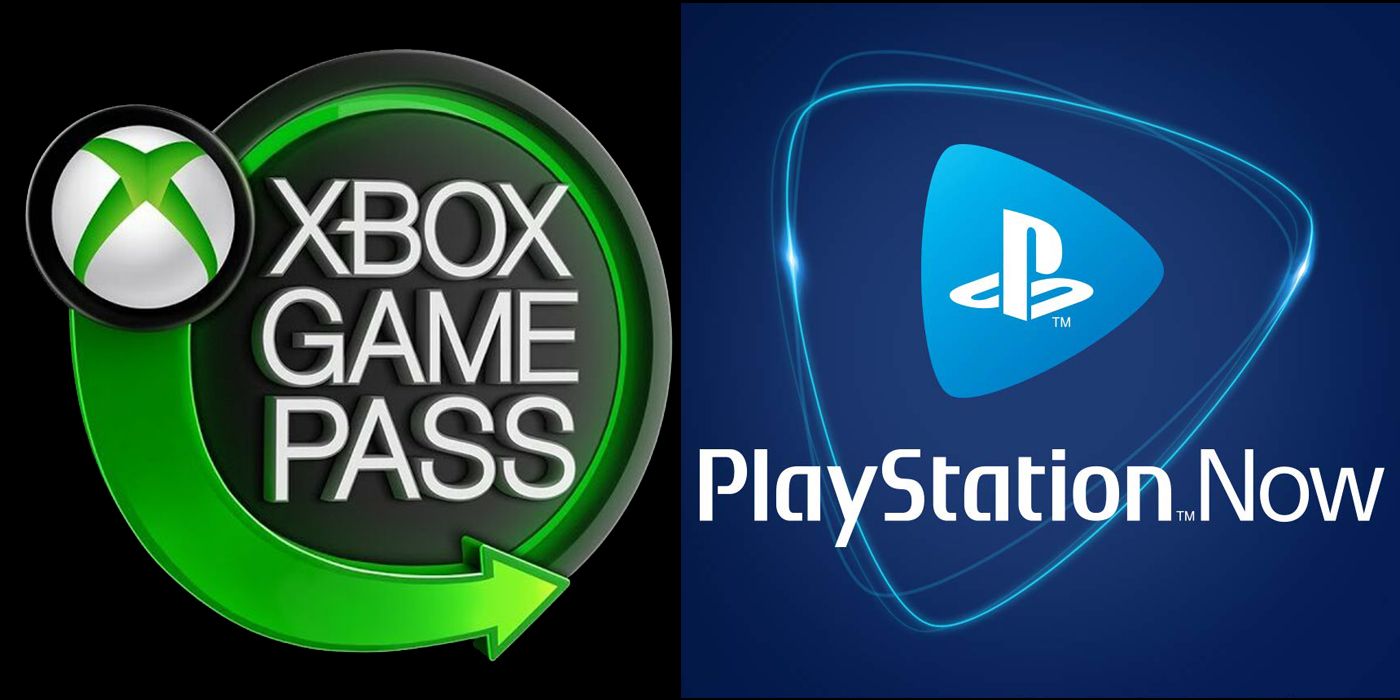 Xbox Game Pass and PlayStation Now logos