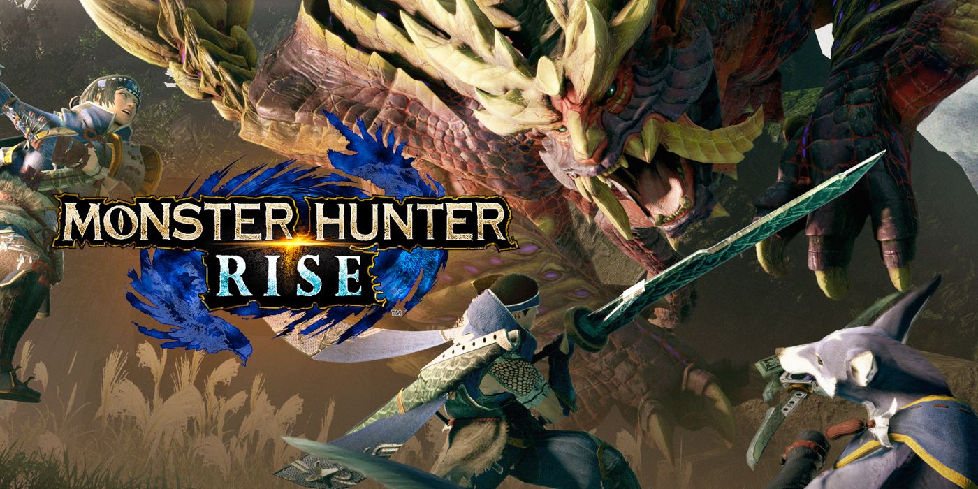 monster hunter rise title art