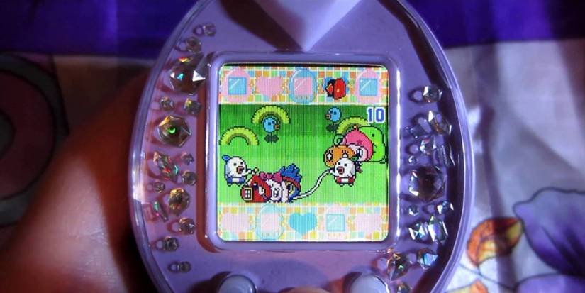 A Tamagotchi jump-rope game
