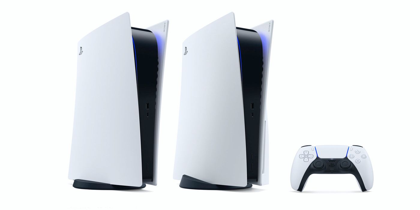 the ps5 and ps5 with disc player