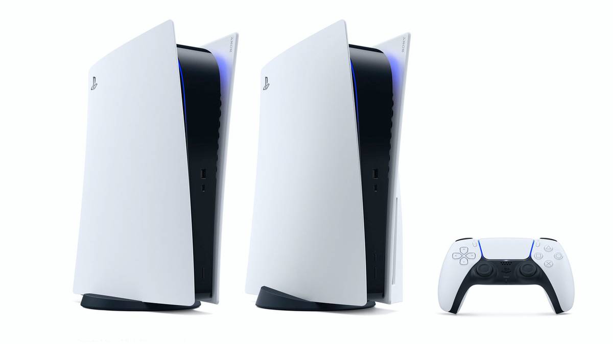 the ps5 and ps5 with disc player