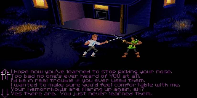 The Secret of Monkey Island sword fight