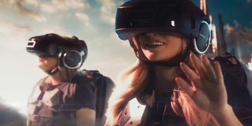 the void vr two women wearing helmets