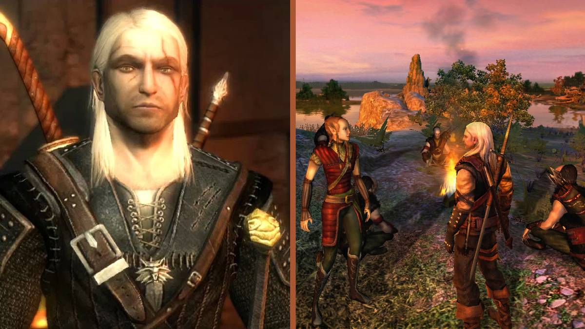 Screenshots from the Enhanced Edition of the firs Witcher game