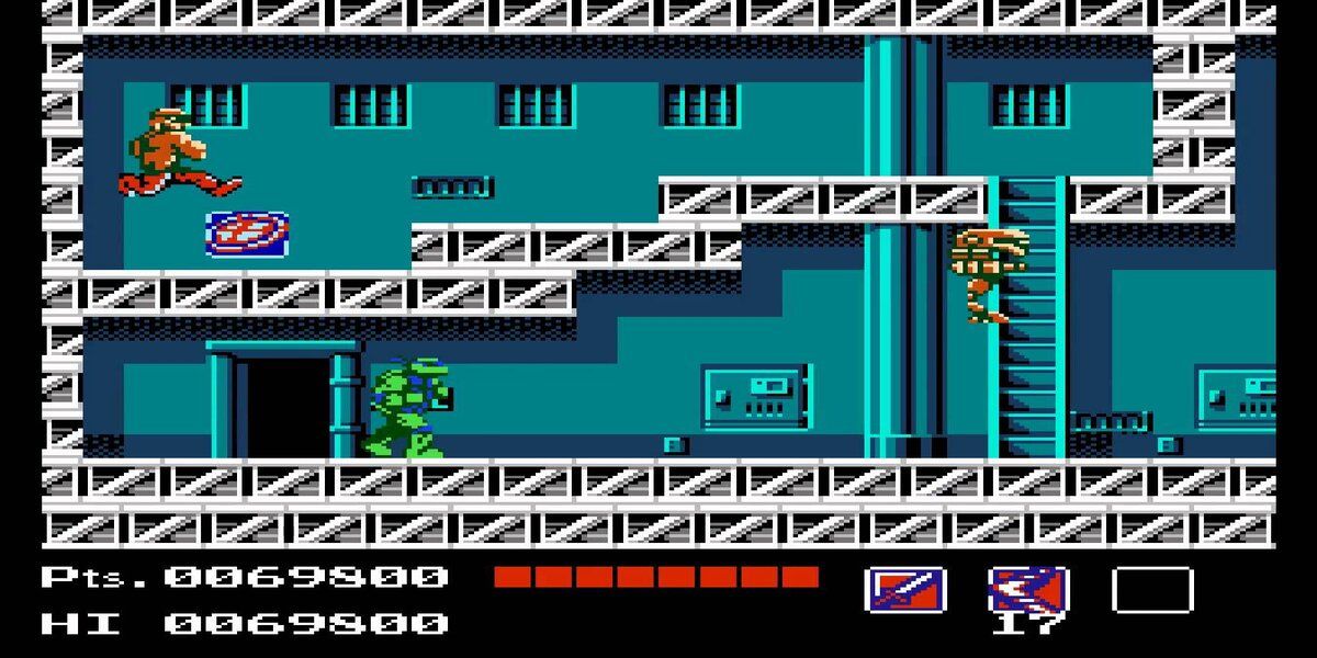 Teenage Mutant Ninja Turtles NES gameplay
