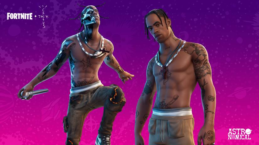 travis scott fortnite epic games
