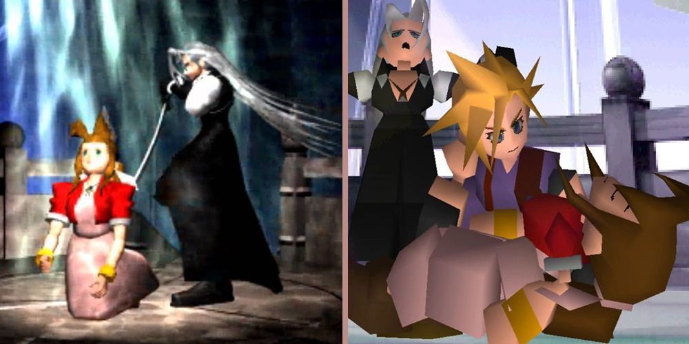 Aerith's death in Final Fantasy VII